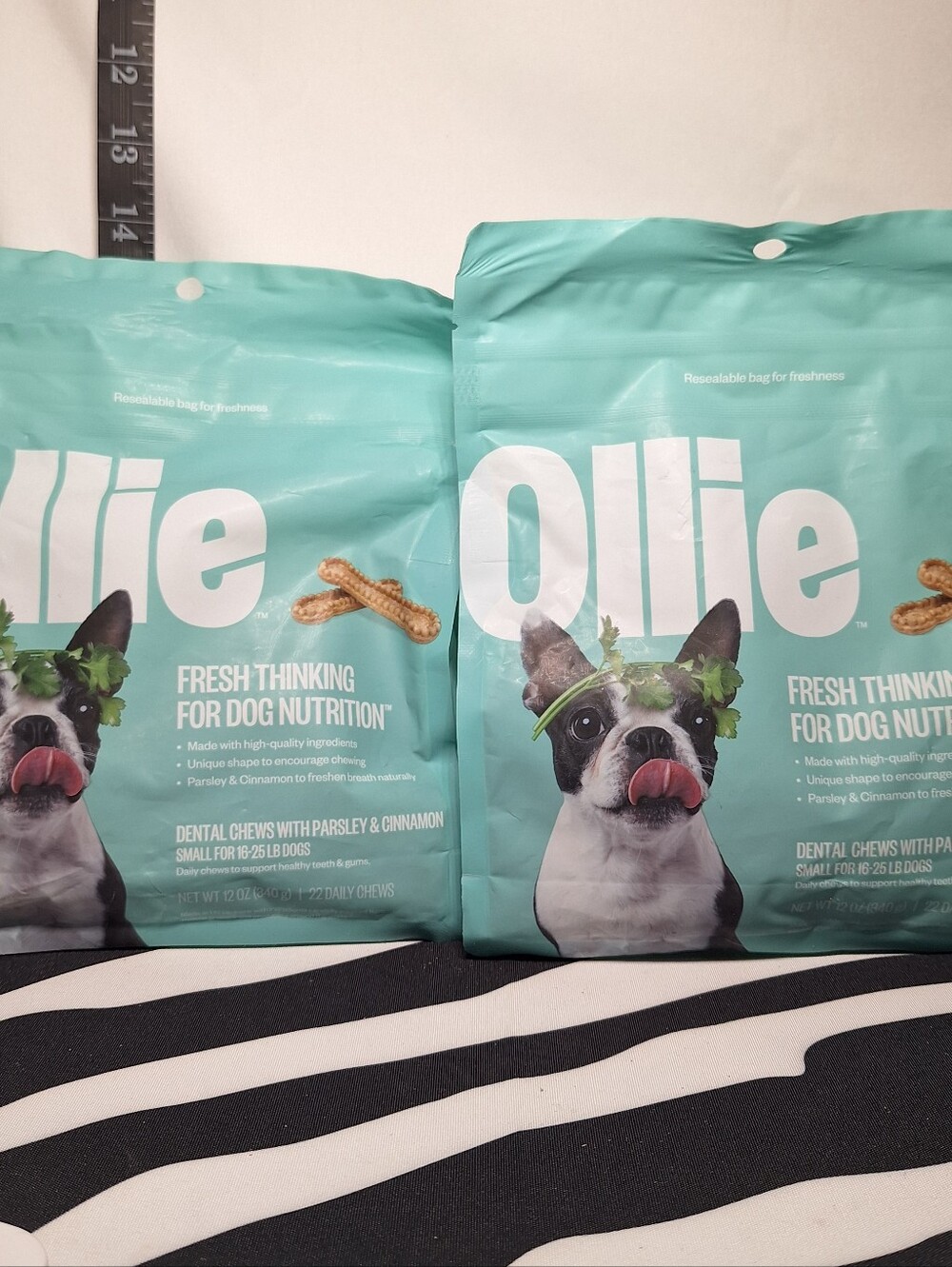 NWT (New in Bag) Ollie Dental Chews Small X2 Bags